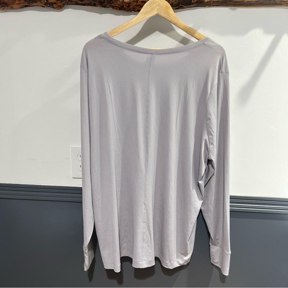 Fabletics Purple Relaxed Long Sleeve Tee - Picture 7 of 13